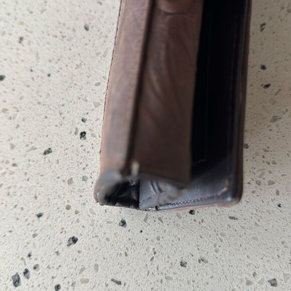 Gorgeous Embossed Brown Leather Wallet Western Cowgirl Made in Mexico NWOT - Picture 12 of 12